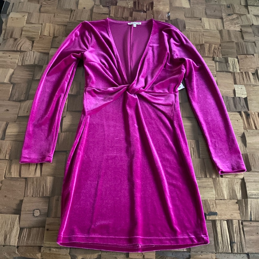 Velvet mini dress